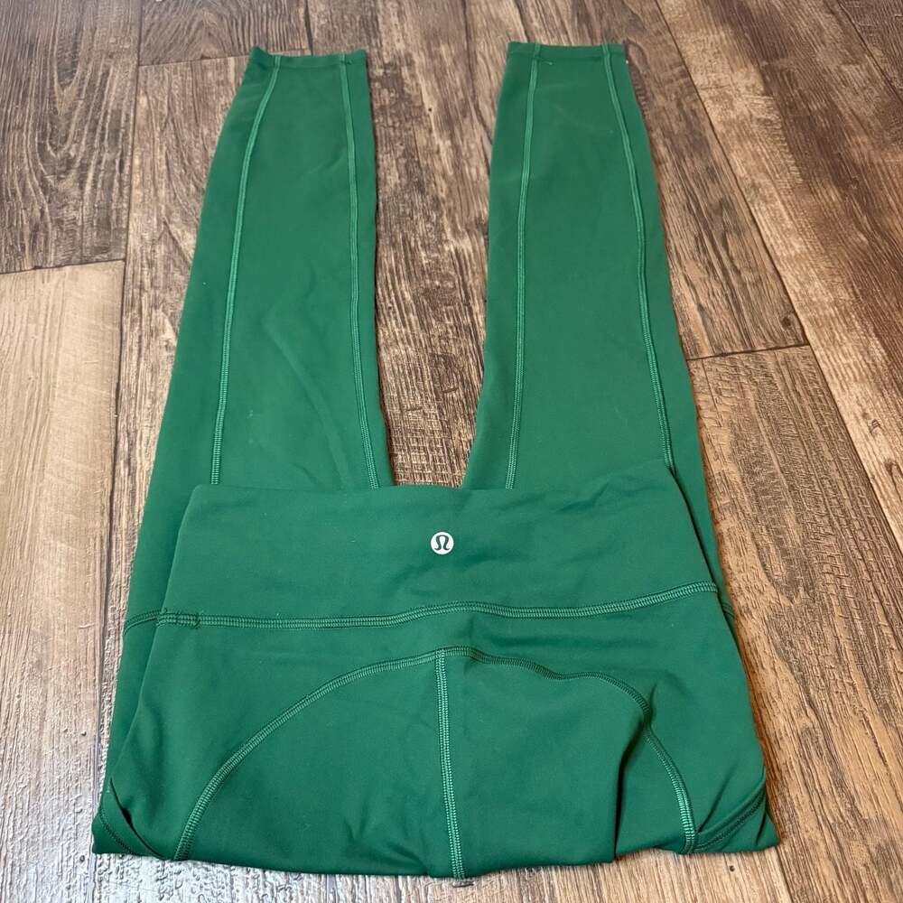 Lululemon Invigorate High-Rise Tight 25" Size 4 Everglade Green